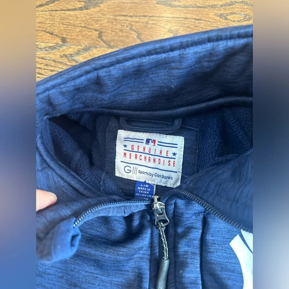 NY YANKEES FLEECE LINED JACKET Size Large G0778 - Picture 5 of 12